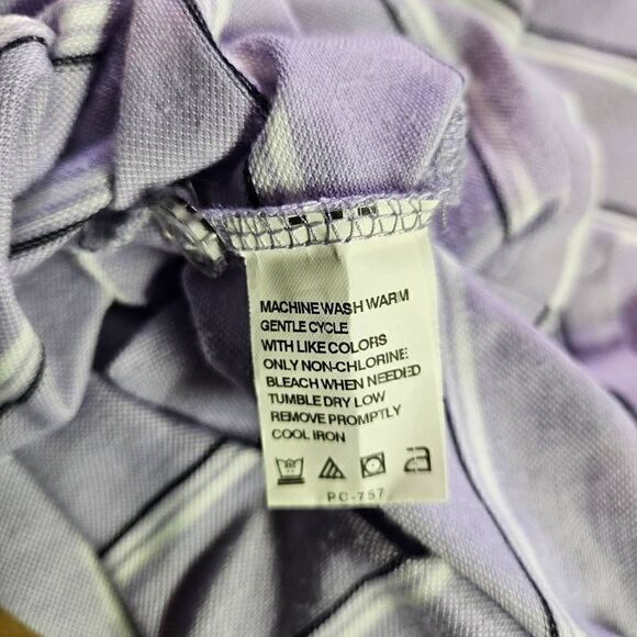 Izod Cool FX Extreme Function Golf Polo Short Sleeve Shirt Purple Mens Size M - Picture 4 of 6